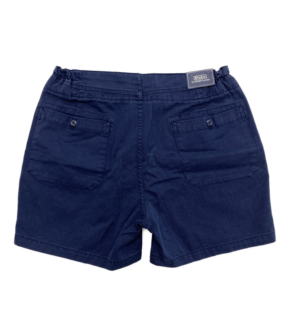 美品 POLO RALPH LAUREN ショートパンツ 6インチ イージー ネイビー エンブレムロゴ サイドライン メンズ SIZE M ポロ・ラルフローレン