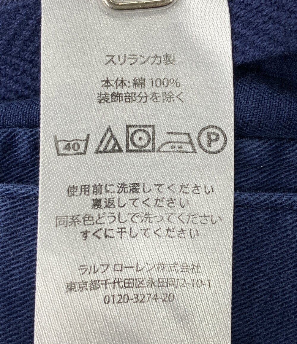 美品 POLO RALPH LAUREN ショートパンツ 6インチ イージー ネイビー エンブレムロゴ サイドライン メンズ SIZE M ポロ・ラルフローレン