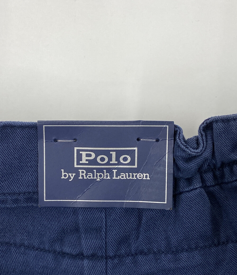美品 POLO RALPH LAUREN ショートパンツ 6インチ イージー ネイビー エンブレムロゴ サイドライン メンズ SIZE M ポロ・ラルフローレン
