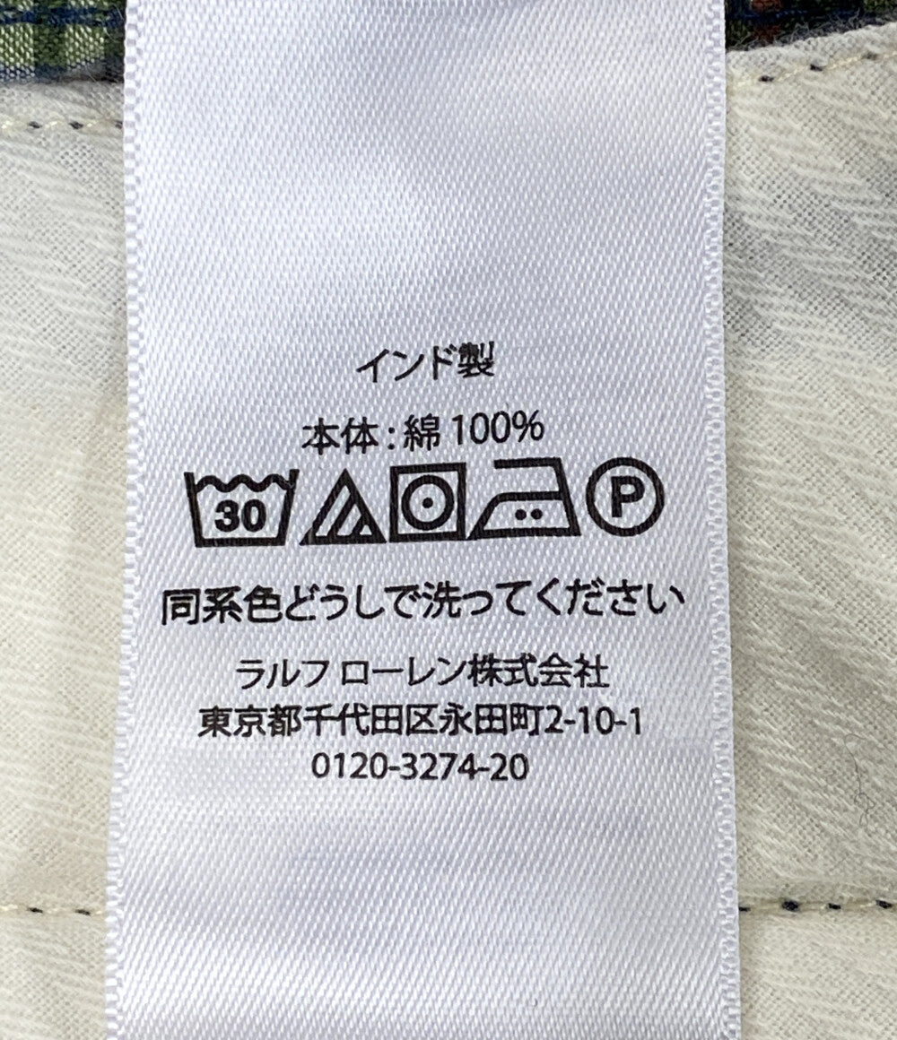 POLO RALPH LAUREN ショートパンツ パッチワーク マドラス CLASSIC FIT メンズ SIZE 34 ポロ・ラルフローレン