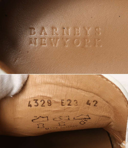 BARNEYS NEWYORK レザースリッポン イタリア製 4329 メンズ SIZE 42 バーニーズニューヨーク