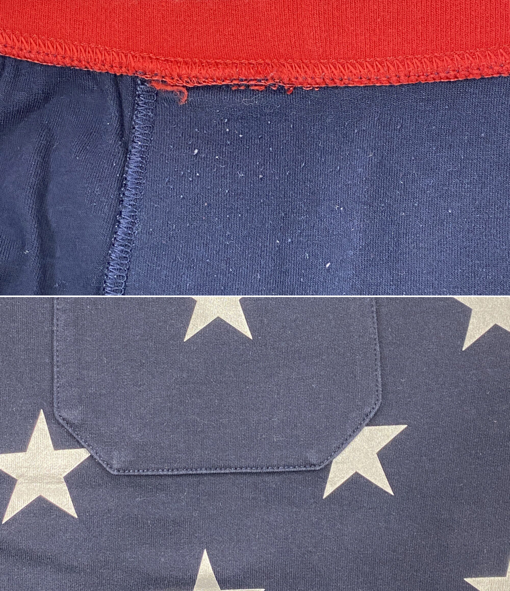 POLO RALPH LAUREN ショートパンツ スウェット スター 総柄 トリコリブ メンズ SIZE L ポロ・ラルフローレン