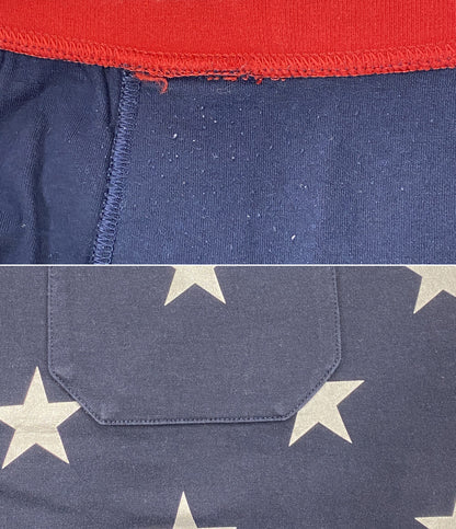 POLO RALPH LAUREN ショートパンツ スウェット スター 総柄 トリコリブ メンズ SIZE L ポロ・ラルフローレン
