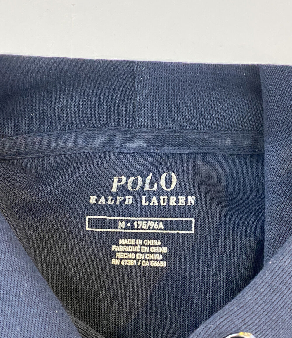 RALPH LAUREN パーカー ネイビー フロントロゴ メンズ SIZE M ラルフローレン