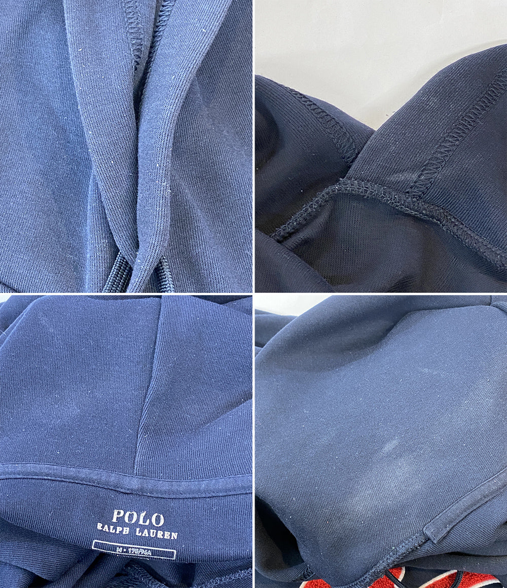 RALPH LAUREN パーカー ネイビー フロントロゴ メンズ SIZE M ラルフ