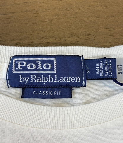 POLO RALPH LAUREN 半袖Ｔシャツ クラシックフィット ジャージー グラフィック ホワイト メンズ SIZE L ポロ・ラルフローレン