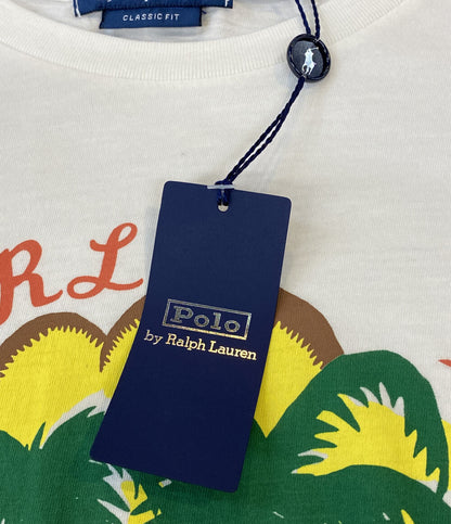 POLO RALPH LAUREN 半袖Ｔシャツ クラシックフィット ジャージー グラフィック ホワイト メンズ SIZE L ポロ・ラルフローレン