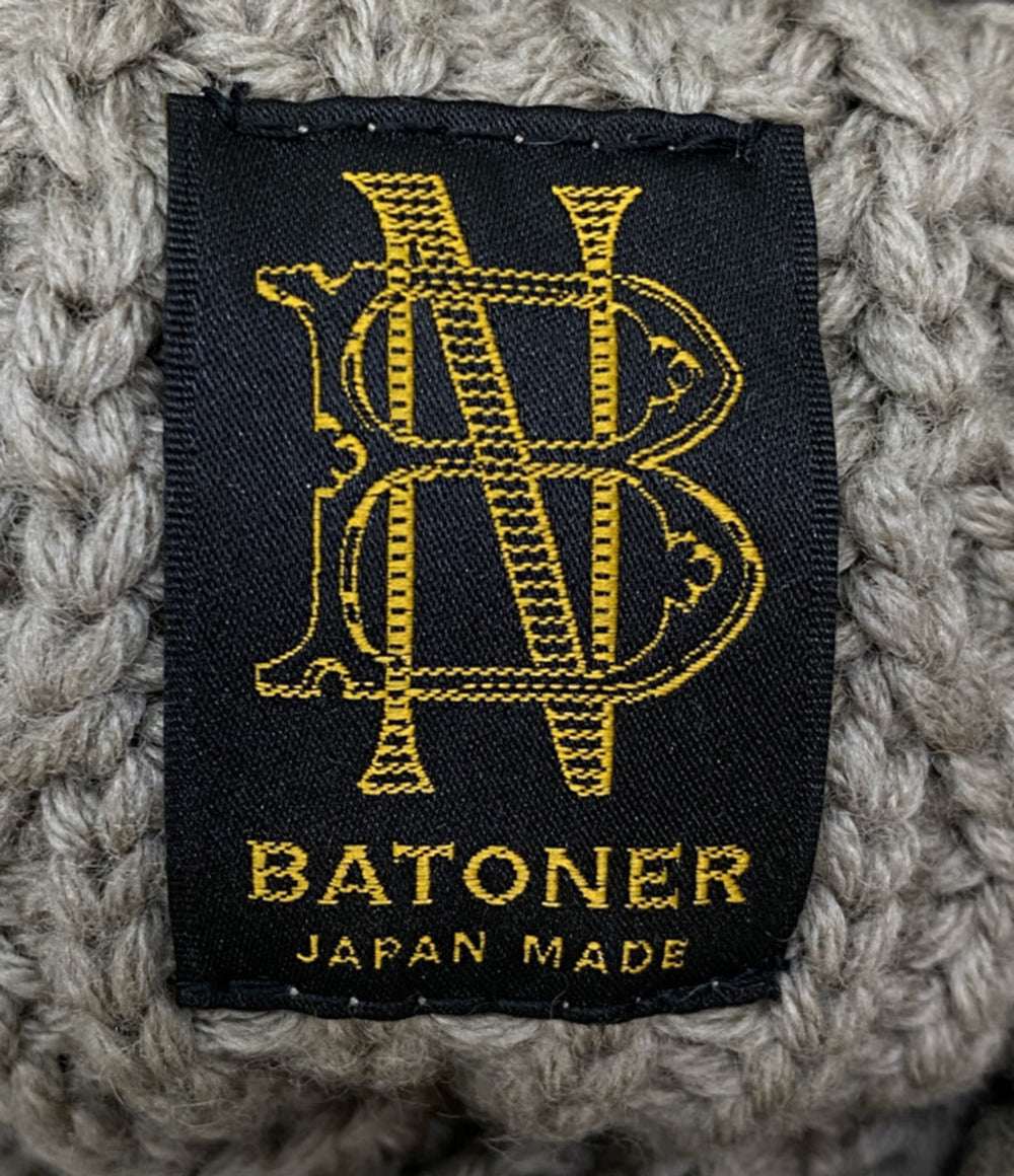 BATONER バトナー タートルネックニット ローゲージ 日本製 メンズ SIZE 1