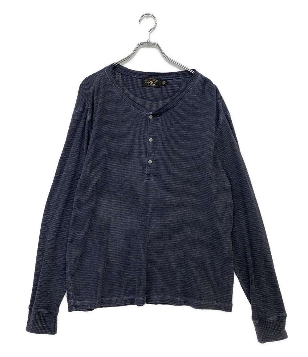 RRL RALPH LAUREN 長袖Ｔシャツ サーマル ヘンリー ワッフル メンズ SIZE XL ダブルアールエル