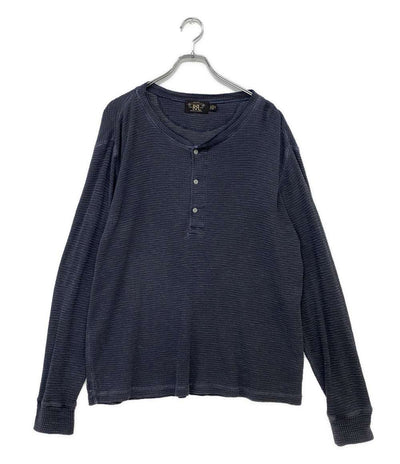 RRL RALPH LAUREN 長袖Ｔシャツ サーマル ヘンリー ワッフル メンズ SIZE XL ダブルアールエル