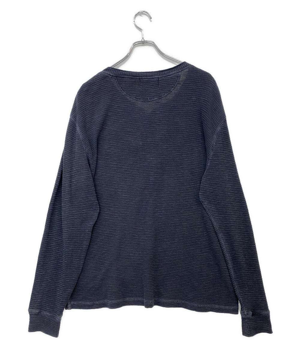 RRL RALPH LAUREN 長袖Ｔシャツ サーマル ヘンリー ワッフル メンズ SIZE XL ダブルアールエル