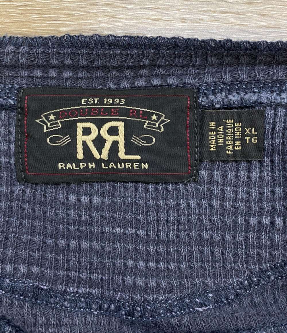 RRL RALPH LAUREN 長袖Ｔシャツ サーマル ヘンリー ワッフル メンズ SIZE XL ダブルアールエル