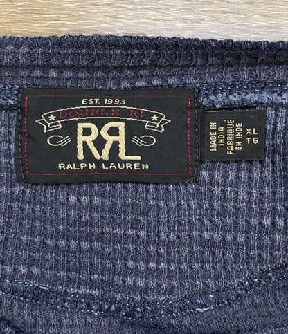 RRL RALPH LAUREN 長袖Ｔシャツ サーマル ヘンリー ワッフル メンズ SIZE XL ダブルアールエル