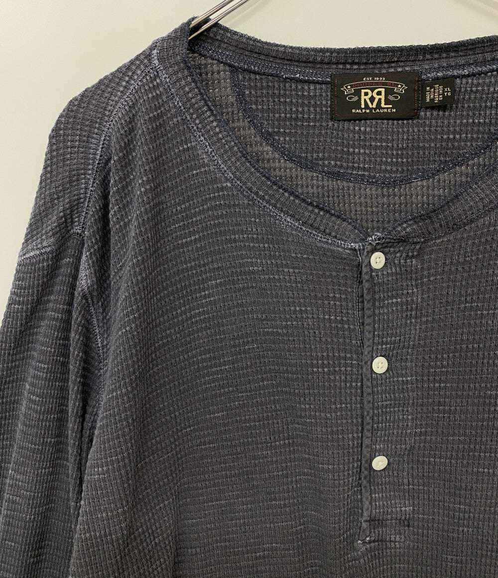 RRL RALPH LAUREN 長袖Ｔシャツ サーマル ヘンリー ワッフル メンズ SIZE XL ダブルアールエル