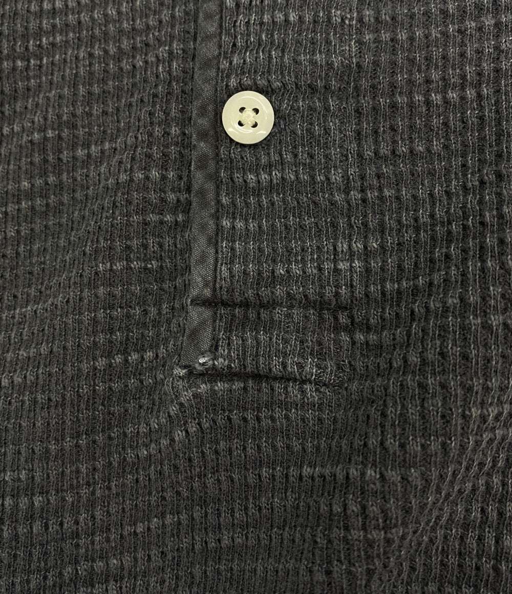 RRL RALPH LAUREN 長袖Ｔシャツ サーマル ヘンリー ワッフル メンズ SIZE XL ダブルアールエル