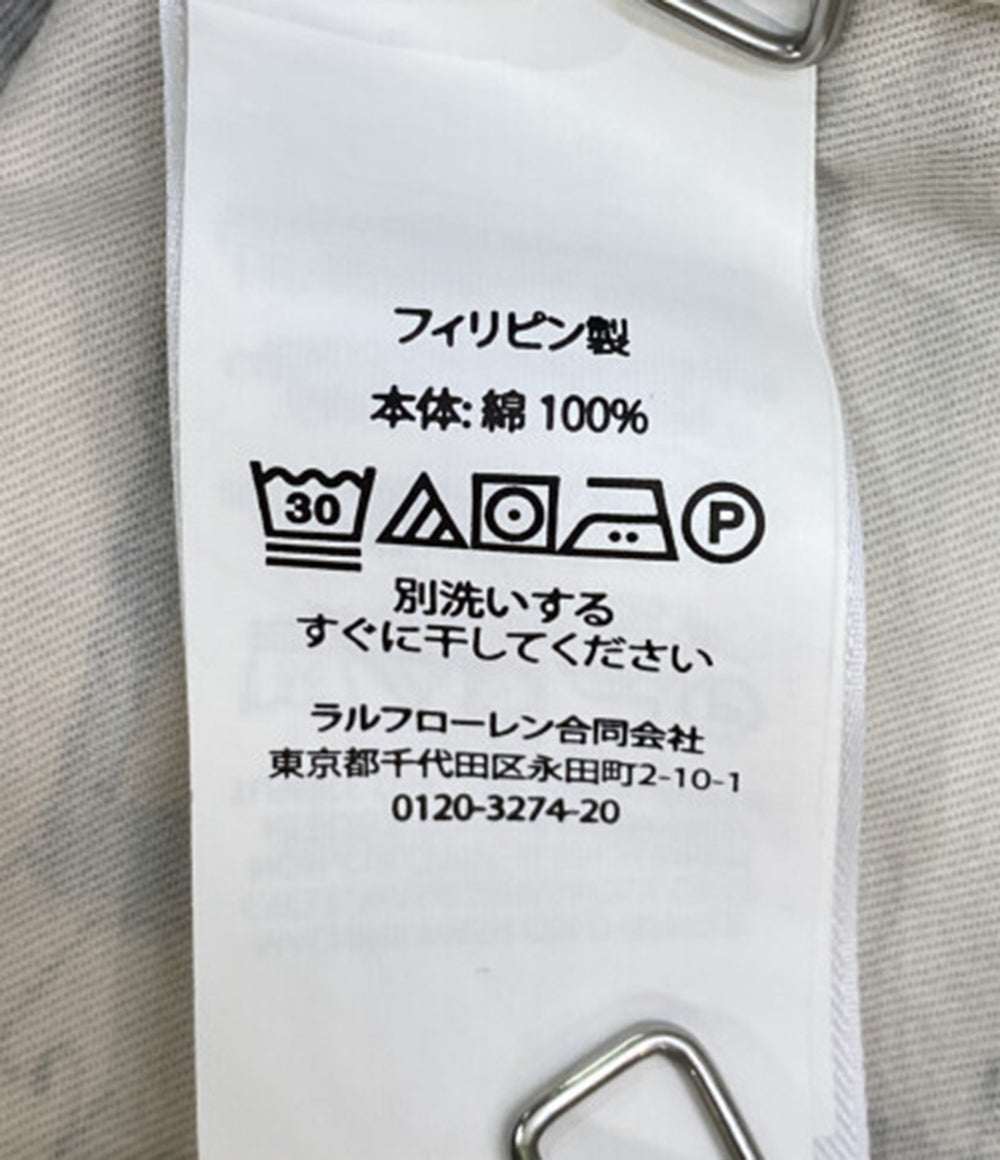 美品 POLO RALPH LAUREN 半袖シャツ CLASSIC FIT POSTCARD PRINT CHINO SHIRT メンズ SIZE L ポロ・ラルフローレン