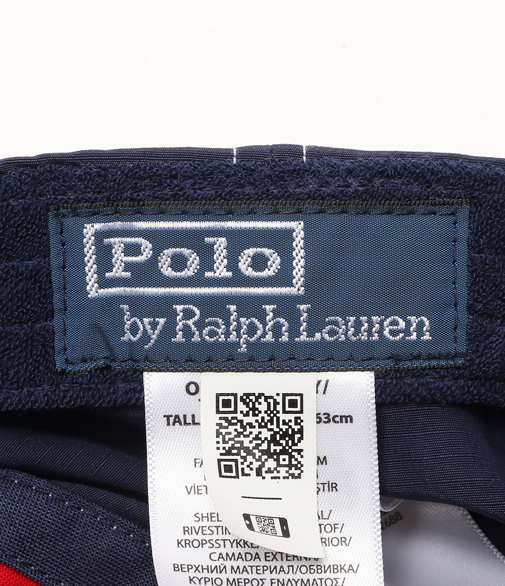 美品 POLO RALPH LAUREN キャップ リップストップ ボール キャップ ネイビー メンズ SIZE O/S ポロ・ラルフローレン