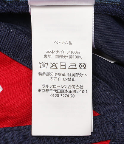美品 POLO RALPH LAUREN キャップ リップストップ ボール キャップ ネイビー メンズ SIZE O/S ポロ・ラルフローレン