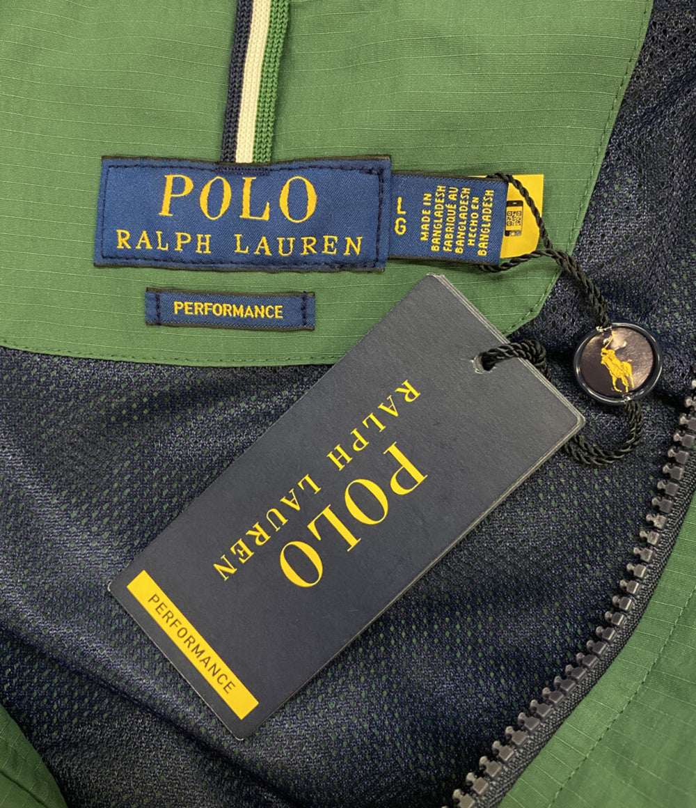 美品 POLO RALPH LAUREN ジャケット リップストップ クォータージップ メンズ SIZE L ポロ・ラルフローレン
