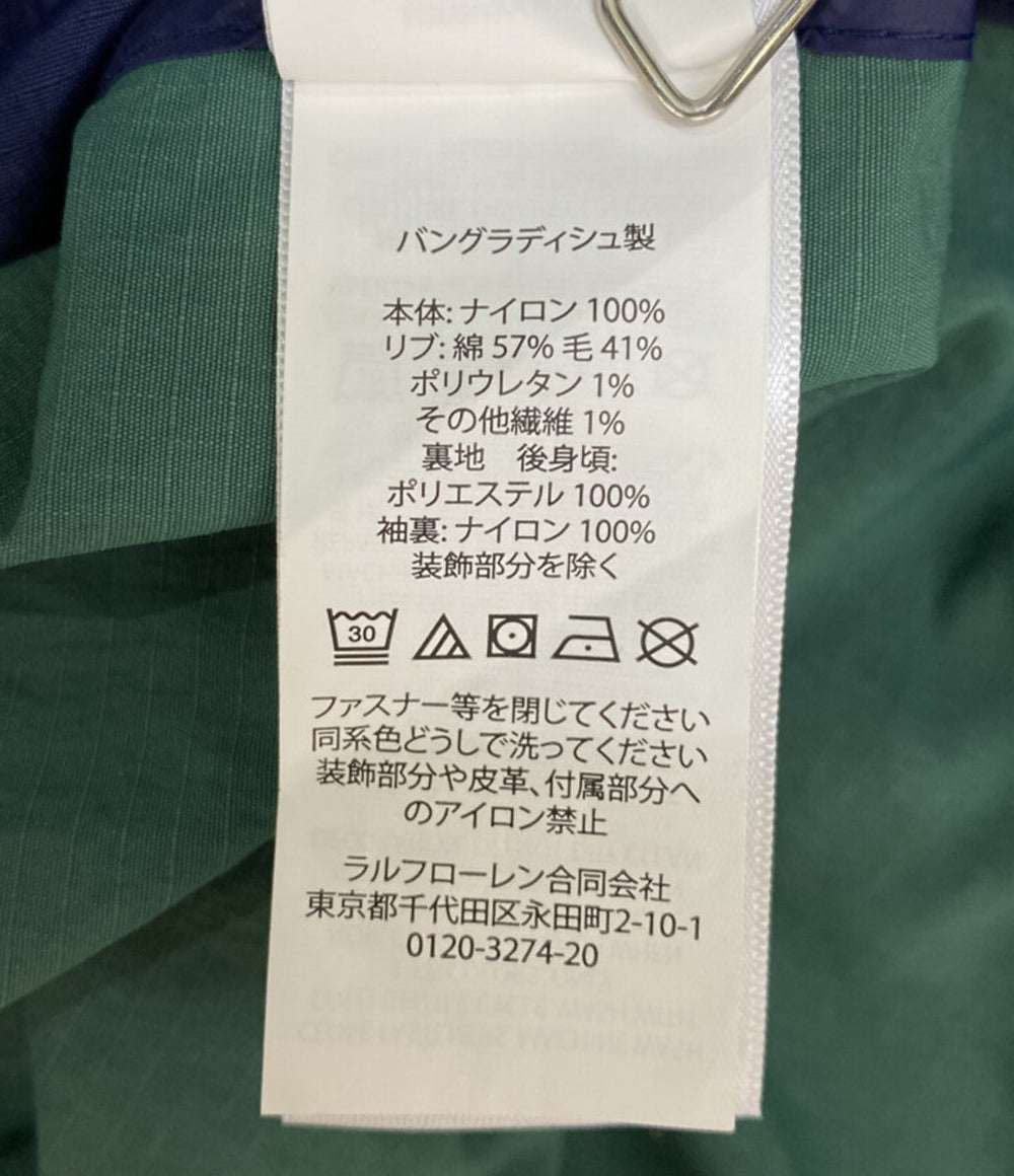 美品 POLO RALPH LAUREN ジャケット リップストップ クォータージップ メンズ SIZE L ポロ・ラルフローレン