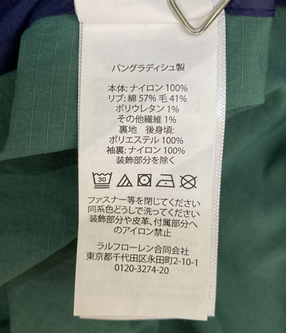 美品 POLO RALPH LAUREN ジャケット リップストップ クォータージップ メンズ SIZE L ポロ・ラルフローレン