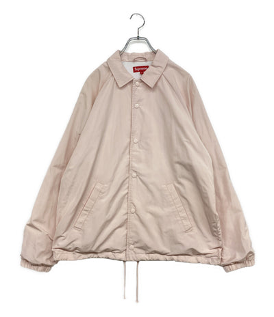 Supreme ジャケット コーチ ピンク WORLD FAMOUS SUPREME TEAM メンズ SIZE M シュプリーム