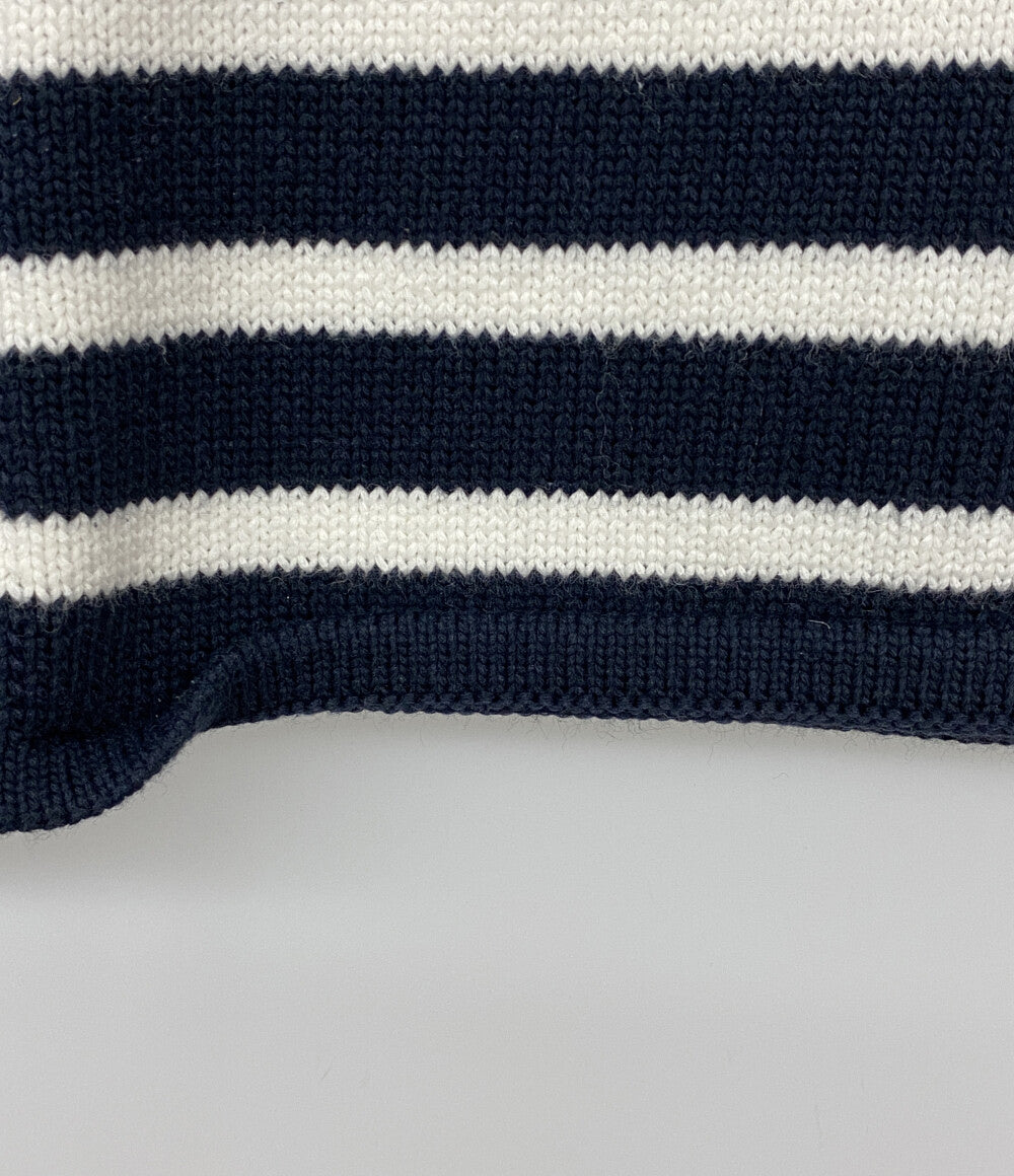 HYKE ベストニット ボーダー STRIPE CROPPED TOP 22SS レディース SIZE - ハイク