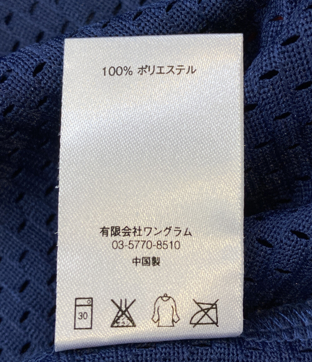 美品 Supreme 半袖シャツ ベースボールメッシュ ネイビー ナンバリング メンズ SIZE S シュプリーム