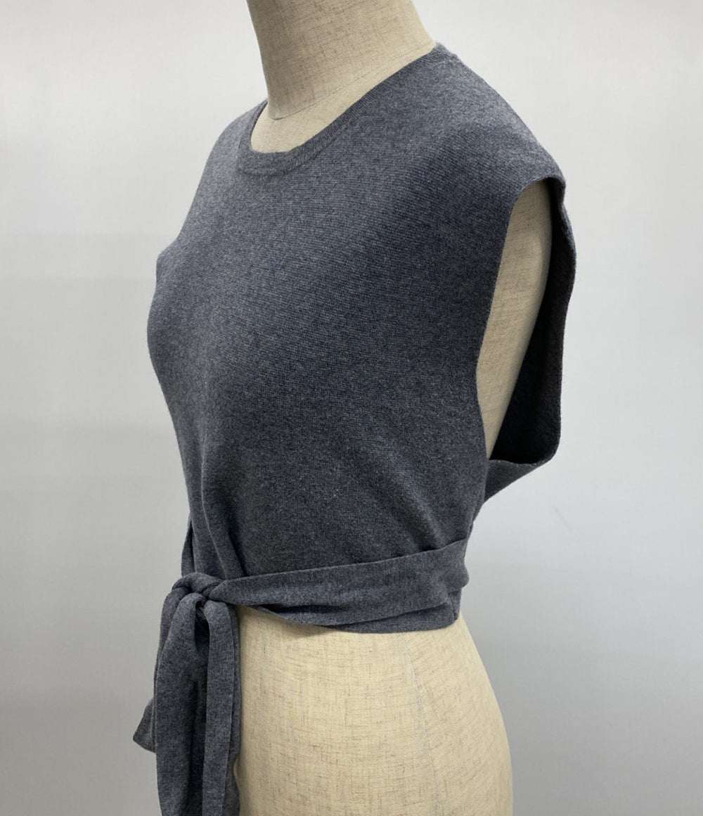 6(ROKU) BEAUTY & YOUTH UNITED ARROWS ロク ベスト ハイゲージクルーリボン レディース SIZE -