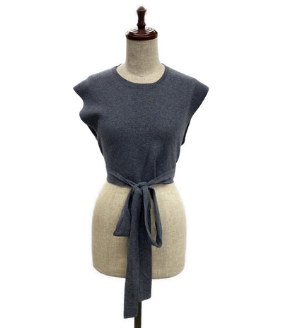 6(ROKU) BEAUTY & YOUTH UNITED ARROWS ロク ベスト ハイゲージクルーリボン レディース SIZE -