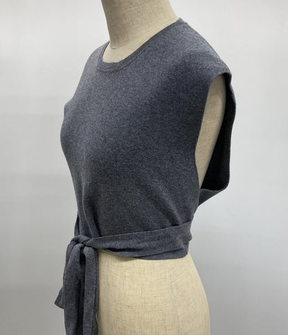 6(ROKU) BEAUTY & YOUTH UNITED ARROWS ロク ベスト ハイゲージクルーリボン レディース SIZE -