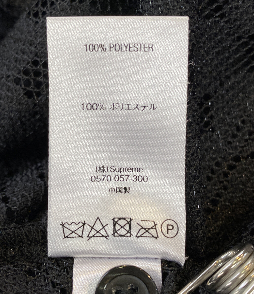 美品 Supreme 半袖シャツ 20SS lace shirts blk メンズ SIZE L シュプリーム