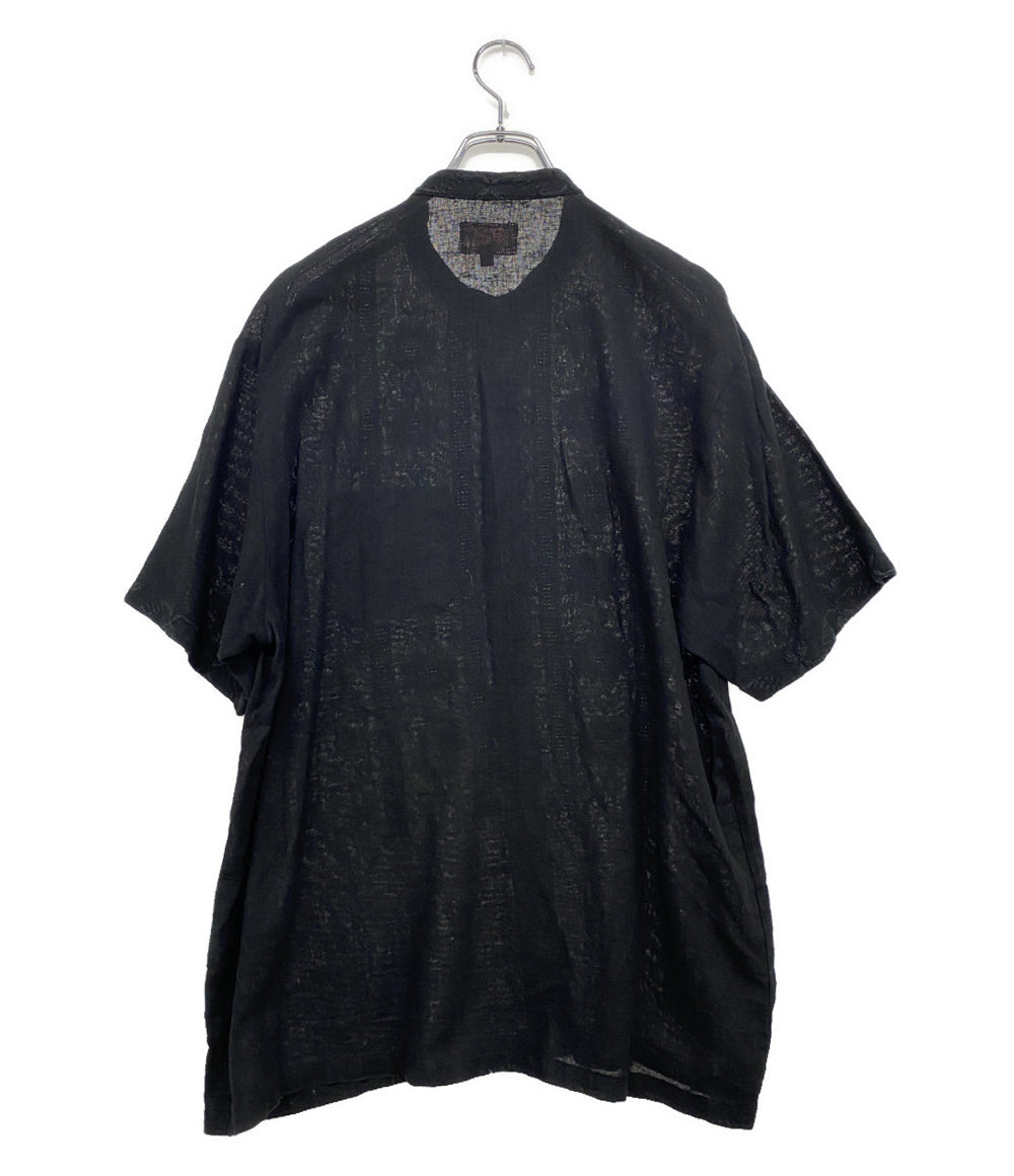 Supreme 半袖シャツ cuban shirt プルオーバー リネン ブラック メンズ SIZE L シュプリーム