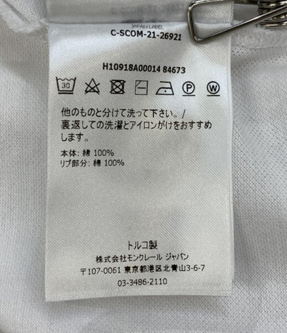 MONCLER 半袖ポロシャツ SS POLO ホワイト メンズ SIZE M モンクレール