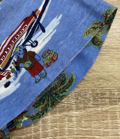 POLO RALPH LAUREN 半袖ポロシャツ Poloベア コットンリネン メンズ SIZE L ポロ・ラルフローレン