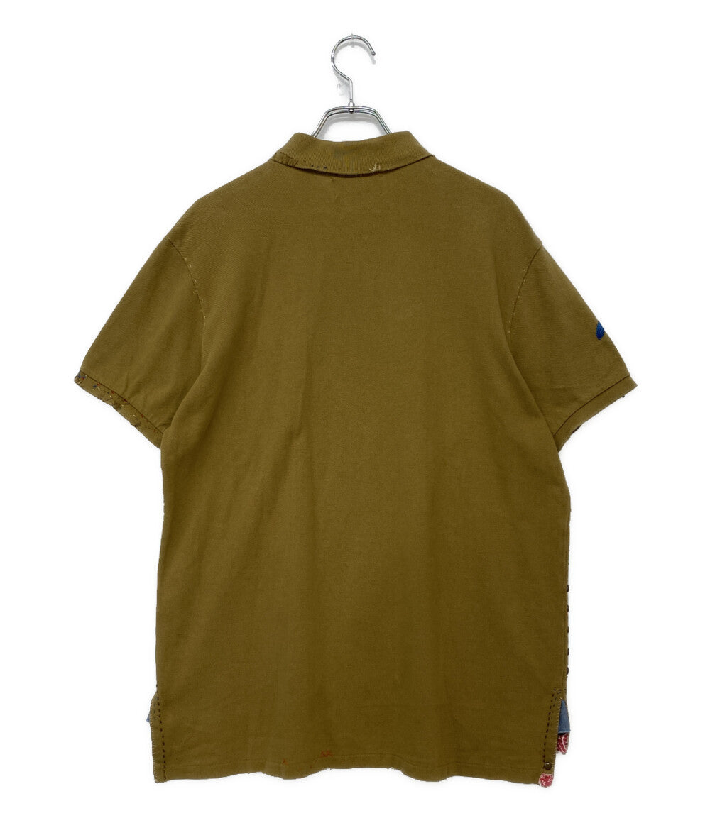 POLO RALPH LAUREN ポロシャツ カノコ インディアン ネイティブ メンズ SIZE L ポロ・ラルフローレン