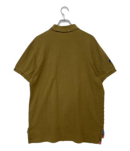 POLO RALPH LAUREN ポロシャツ カノコ インディアン ネイティブ メンズ SIZE L ポロ・ラルフローレン