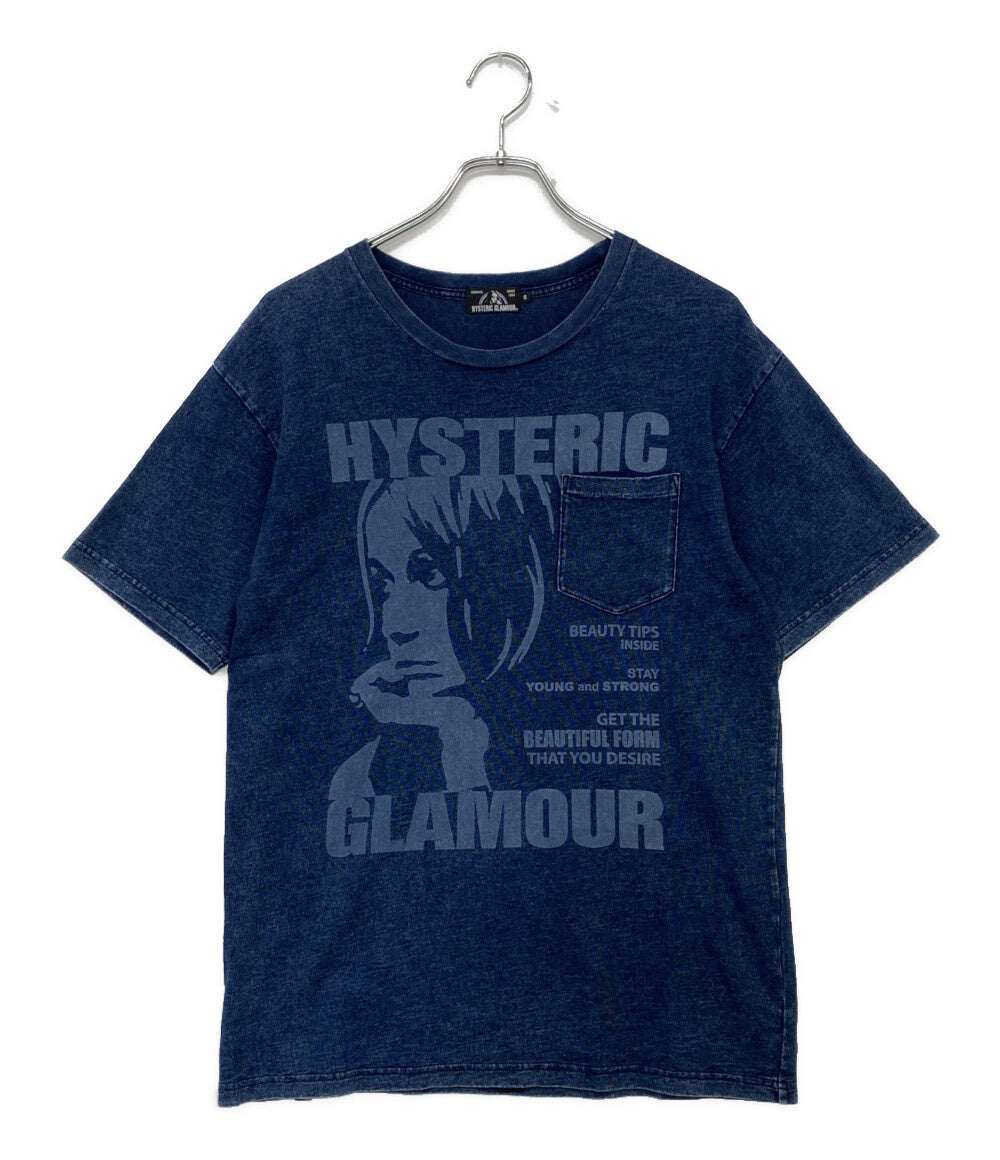 HYSTERIC GLAMOUR 半袖Ｔシャツ THAT YOU DESIRE ポケT メンズ SIZE S ヒステリックグラマー