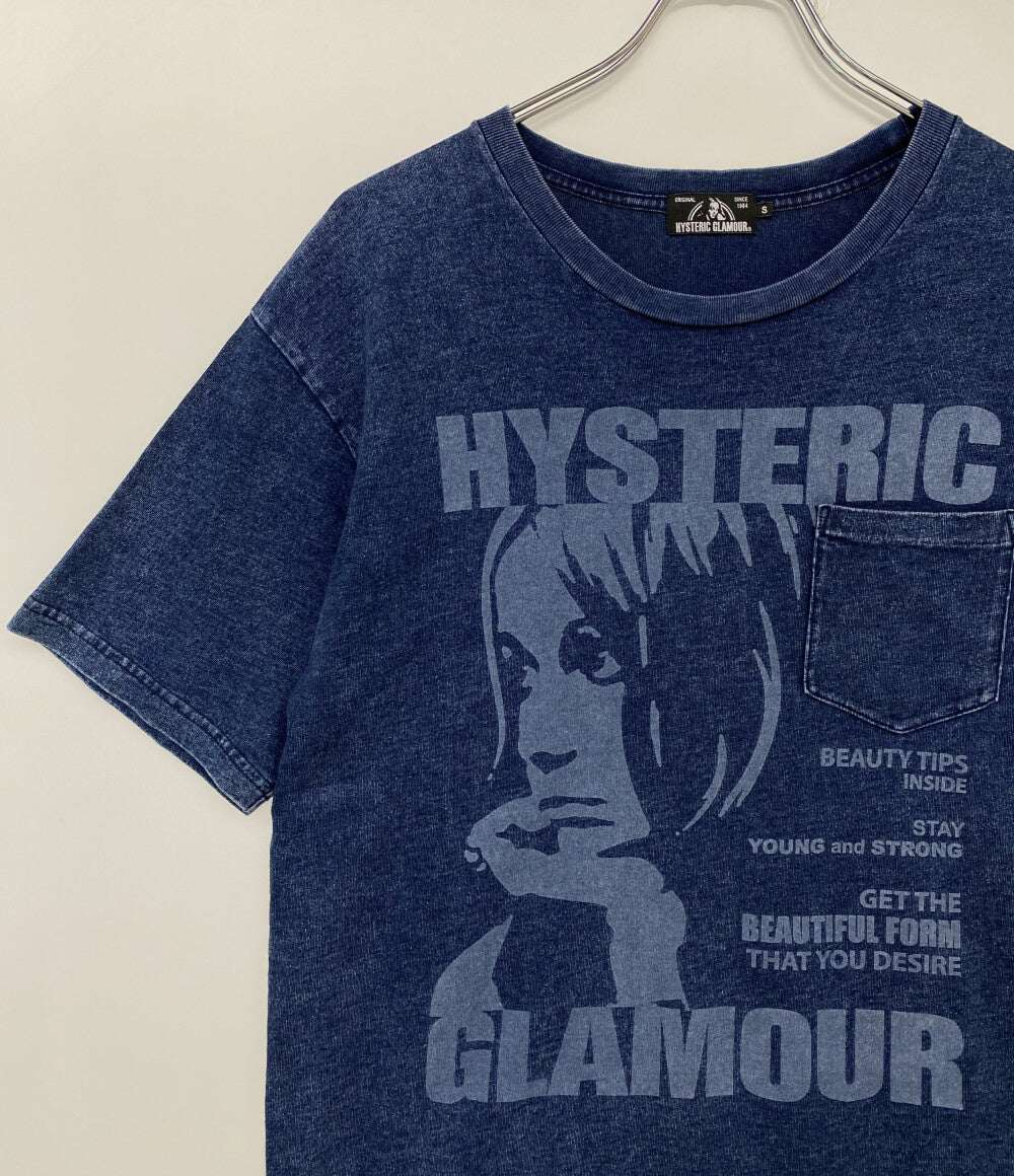 HYSTERIC GLAMOUR 半袖Ｔシャツ THAT YOU DESIRE ポケT メンズ SIZE S ヒステリックグラマー