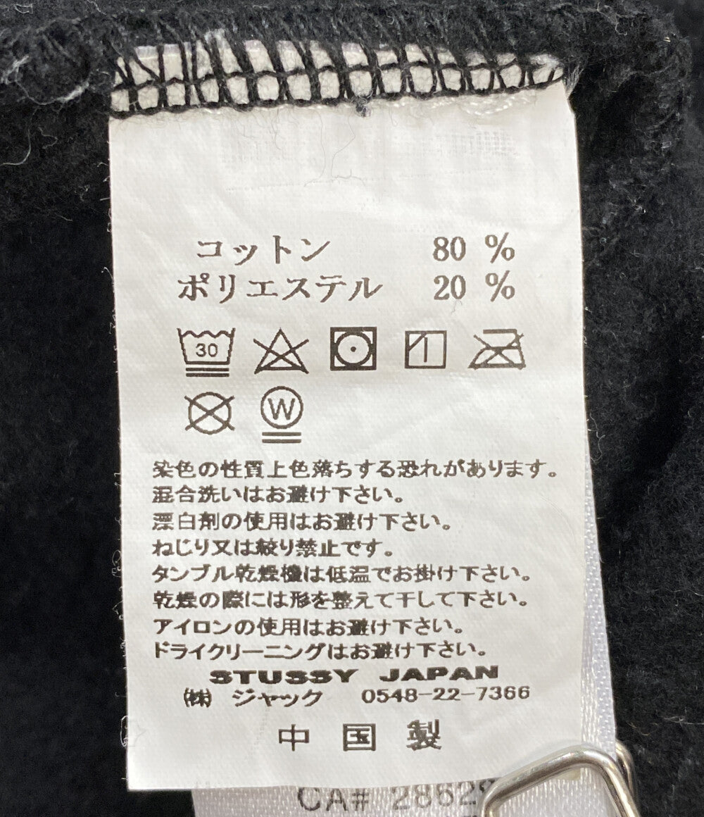 STUSSY パーカー フラワー刺繍 ブラック size:XL メンズ SIZE XL ステューシー