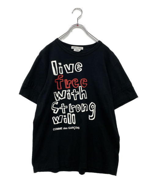 COMME des GARCONS 半袖Tシャツ AD2020 live free with strong will