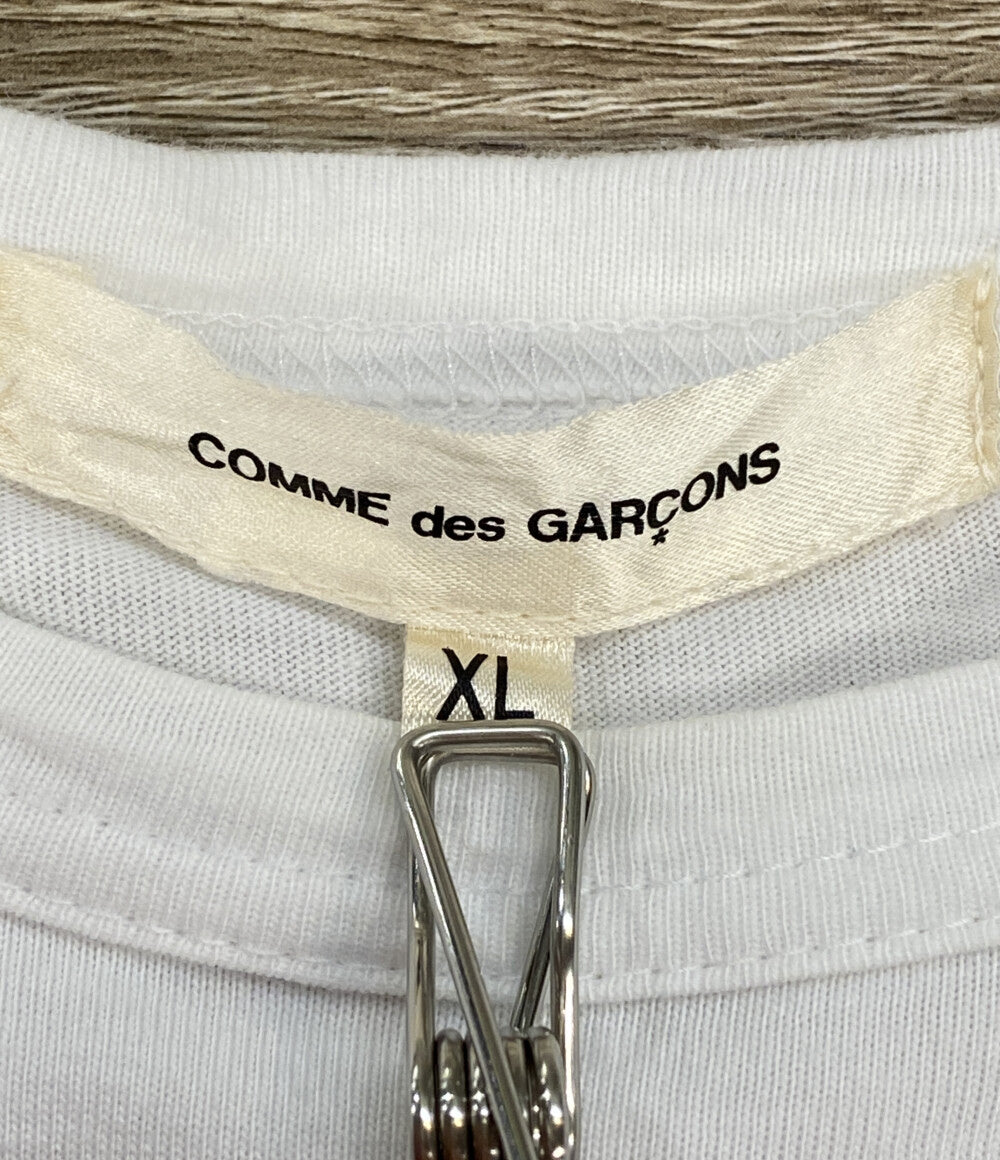 COMME des GARCONS 半袖Ｔシャツ AD2019 live free with strong will ホワイト レディース SIZE XL コムデギャルソン