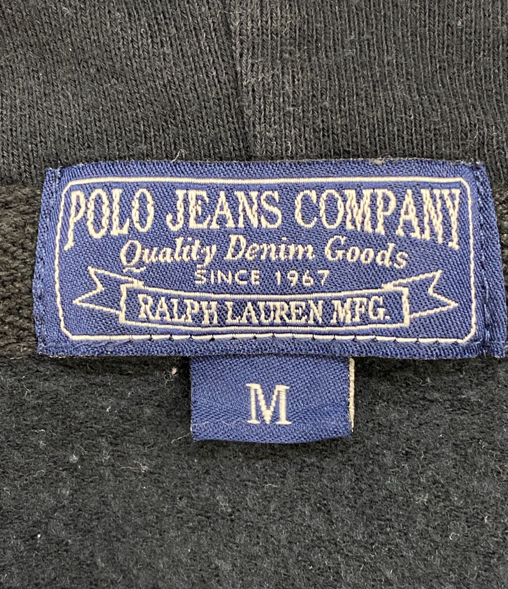 POLO JEANS パーカー フラッグ フルジップ ブラック メンズ SIZE M ポロジーンズ