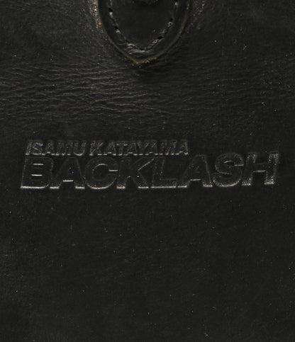 ISAMU KATAYAMA BACKLASH イサムカタヤマ バックラッシュ レザー ポーチ ブラック メンズ