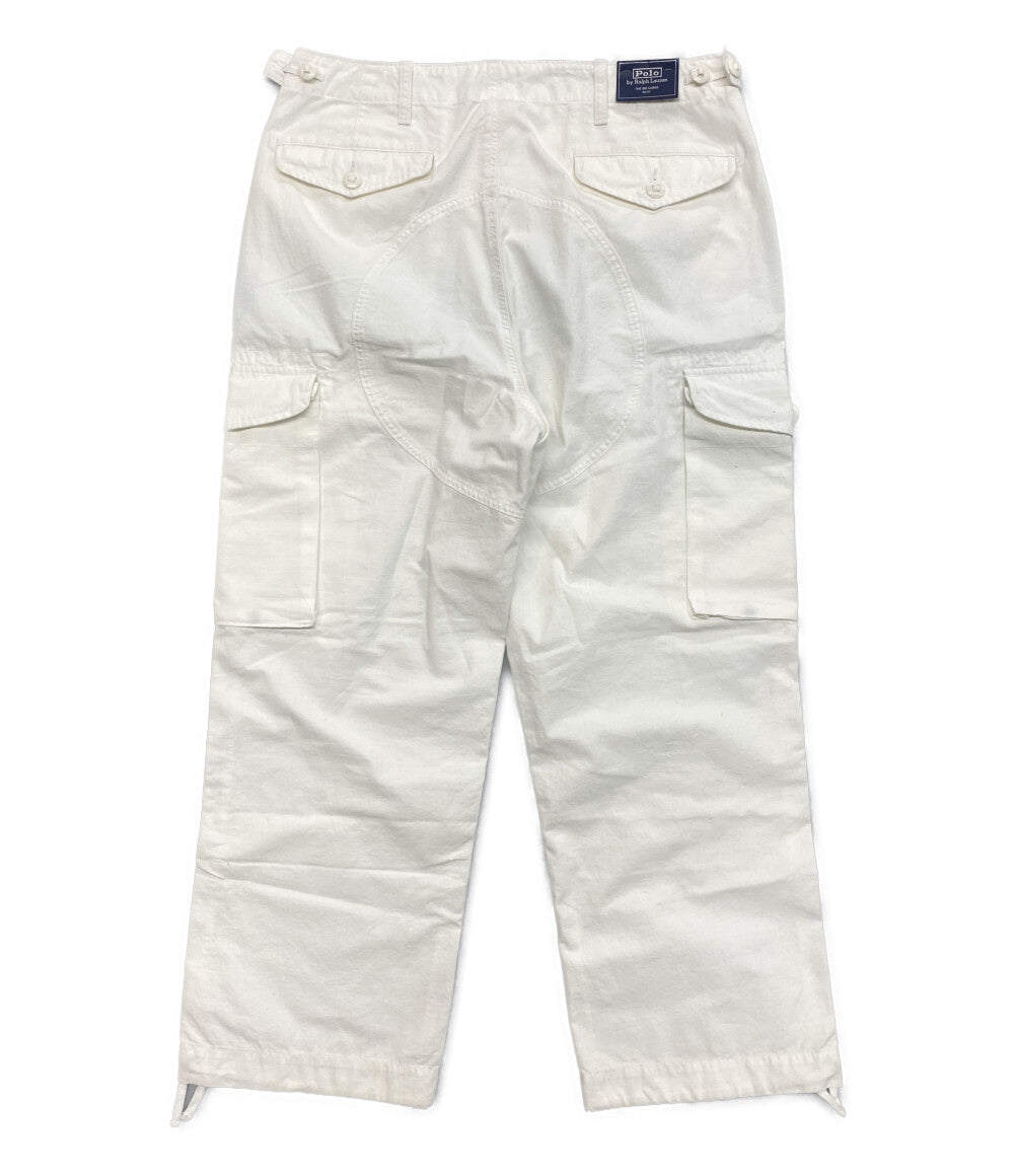 美品 POLO RALPH LAUREN カーゴパンツ RIPSTOP THE BIG CARGO WHITE メンズ SIZE 34/32 ポロ・ラルフローレン