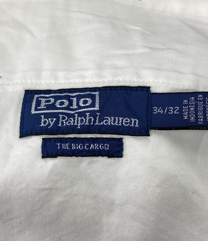 美品 POLO RALPH LAUREN カーゴパンツ RIPSTOP THE BIG CARGO WHITE メンズ SIZE 34/32 ポロ・ラルフローレン