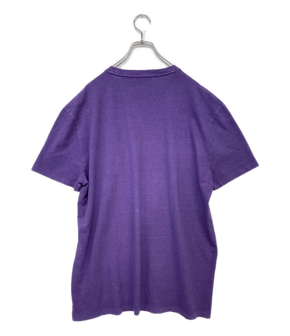 美品 POLO RALPH LAUREN 半袖Ｔシャツ CLASSIC FIT BLANK ポケT パープル メンズ SIZE L ポロ・ラルフローレン