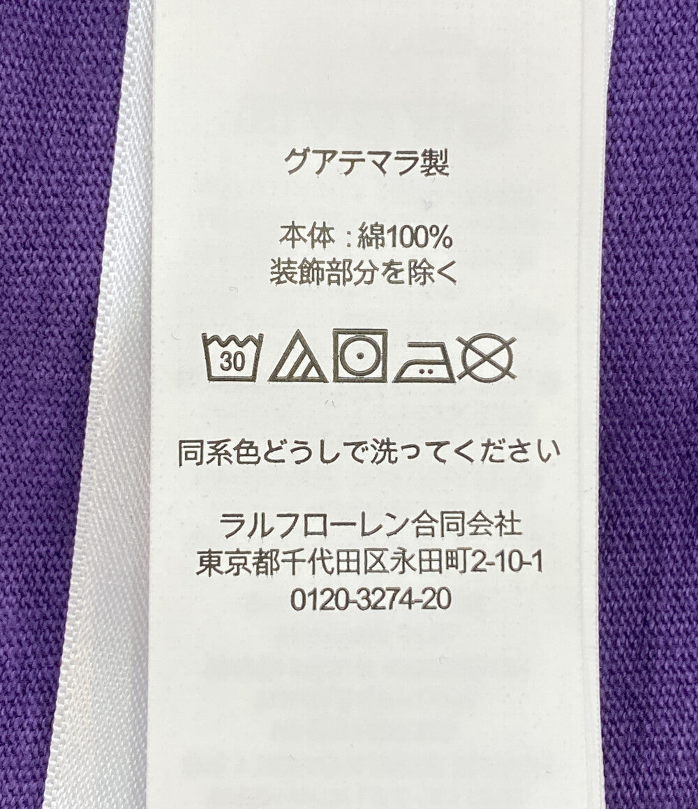 美品 POLO RALPH LAUREN 半袖Ｔシャツ CLASSIC FIT BLANK ポケT パープル メンズ SIZE L ポロ・ラルフローレン