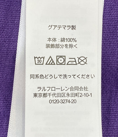 美品 POLO RALPH LAUREN 半袖Ｔシャツ CLASSIC FIT BLANK ポケT パープル メンズ SIZE L ポロ・ラルフローレン