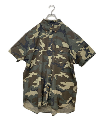 美品 POLO RALPH LAUREN 半袖シャツ ONE POCKET SS OXFORD CAMO メンズ SIZE XL ポロ・ラルフローレン
